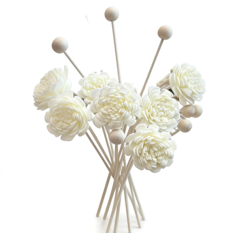 Home Fragrance London - 10 adet yapay çiçek Rattan kamış