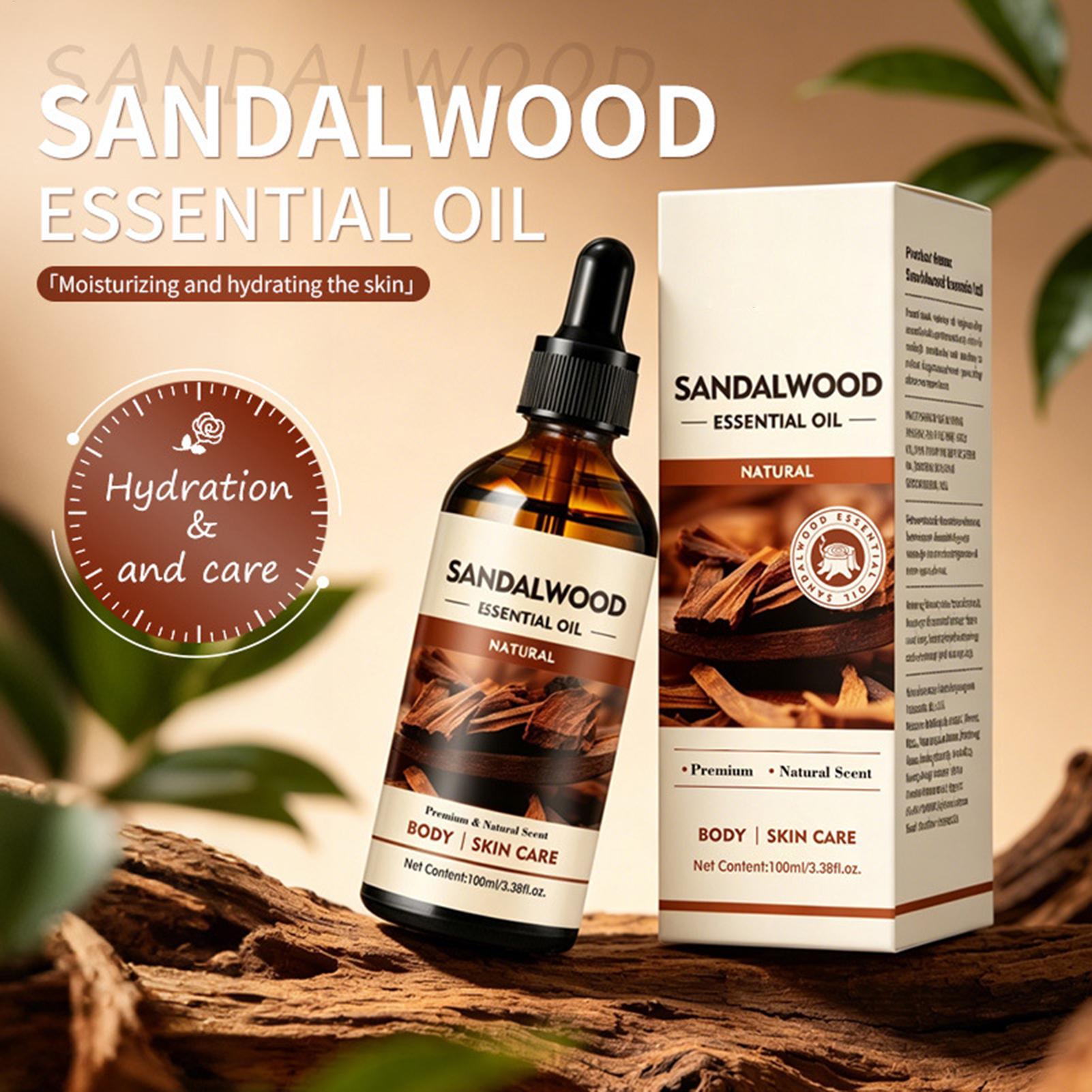 Home Fragrance Oil Diffuser - Sandal Ağacı Esansiyel Yağı 100ml Doğal
