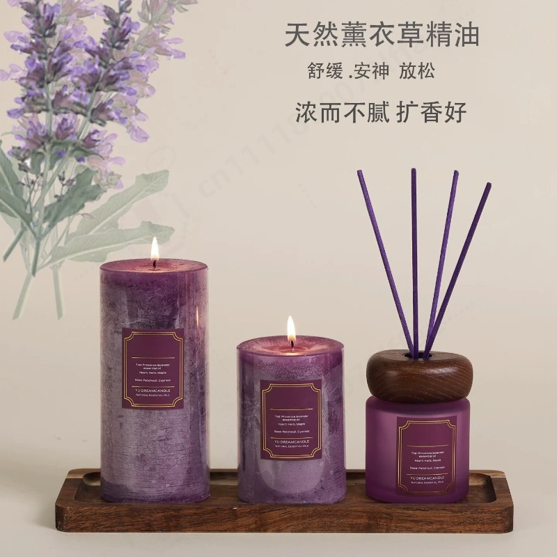 Home Fragrance Large - Büyük Cam Kokulu Mum Hediye Kutusu