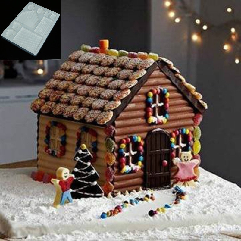 Home Fragrance Gingerbread - 3D Ev Kapı DIY Silikon Zencefilli