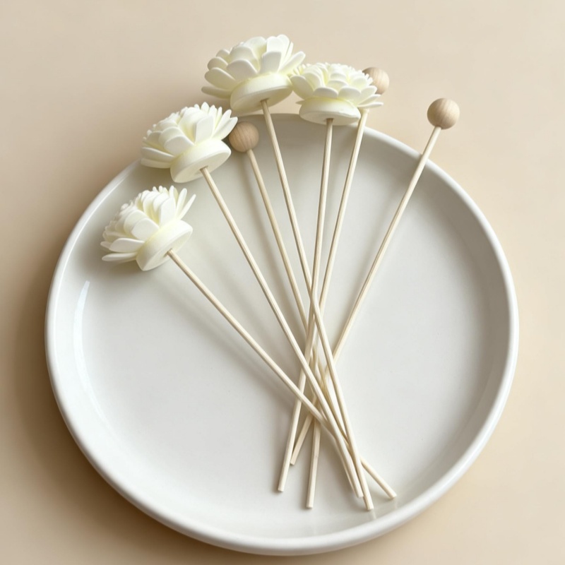 10 adet yapay çiçek Rattan kam - Home Fragrance London incelemesi ve fiyatı