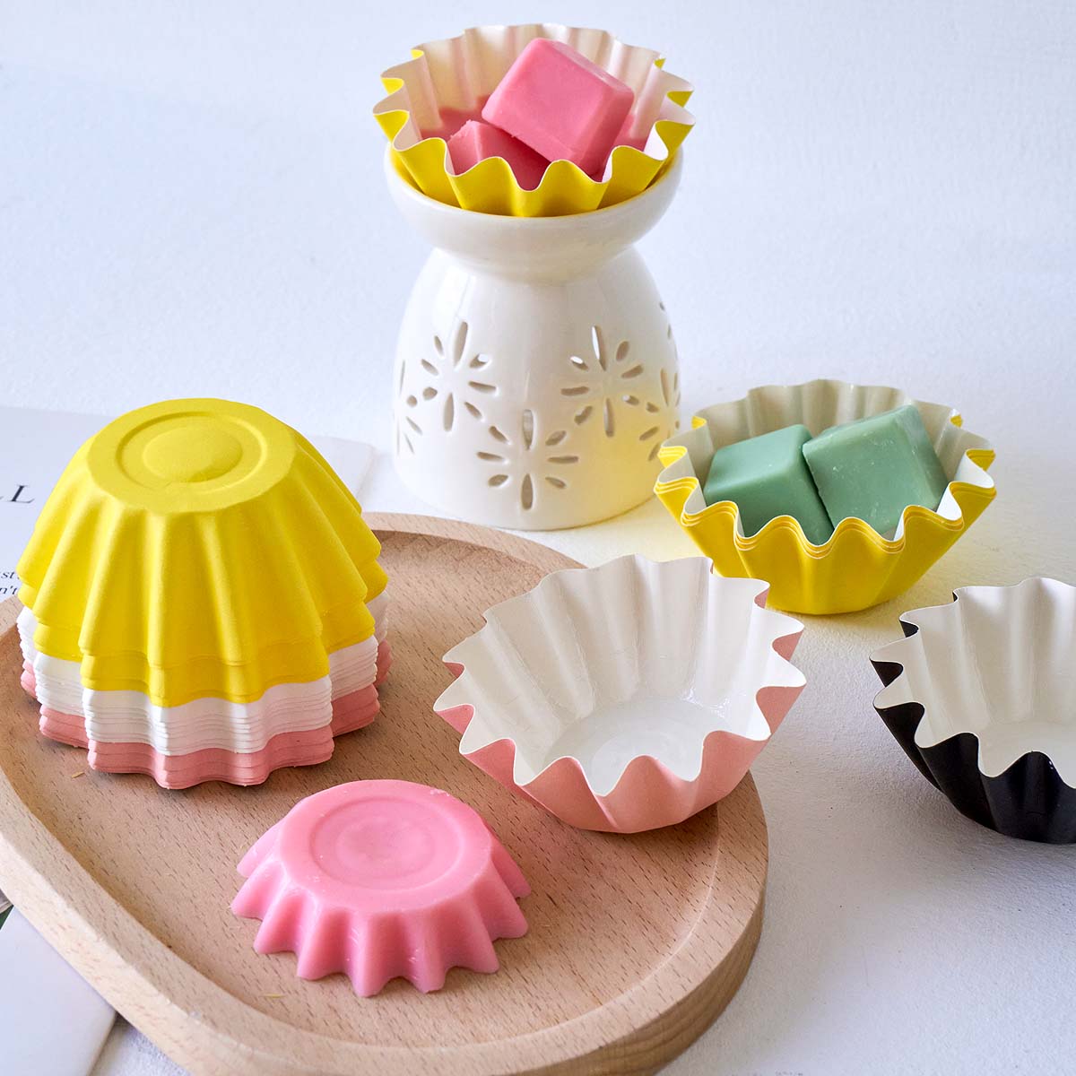 10 adet Dalgalı Kenarlı Balmum - Home Fragrance Edg incelemesi ve fiyatı